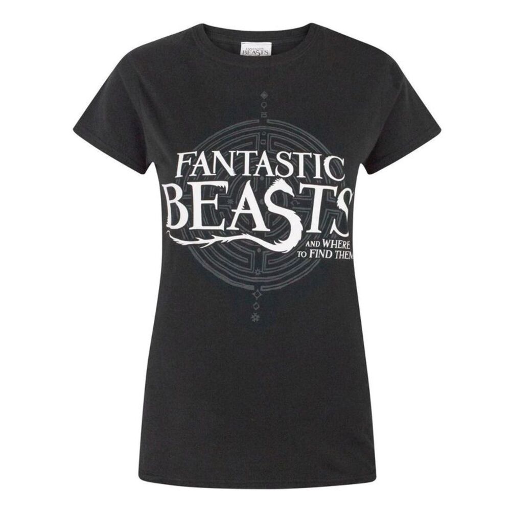Fantastic Beasts And Where To Find Them Girls Short-Sleeved T-Shirt / Black
